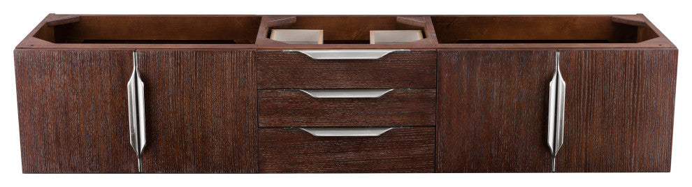 Mercer Island 72" Double Vanity, Coffee Oak