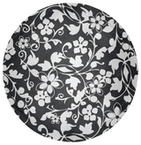 Evelyn Spring Chenille Rug, Pepper, 5' Round