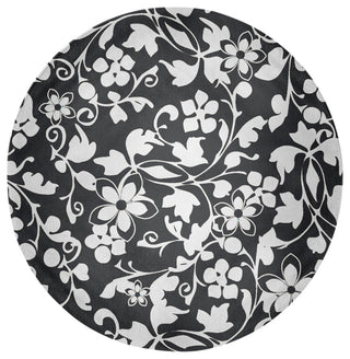 Evelyn Spring Chenille Rug, Pepper, 5' Round