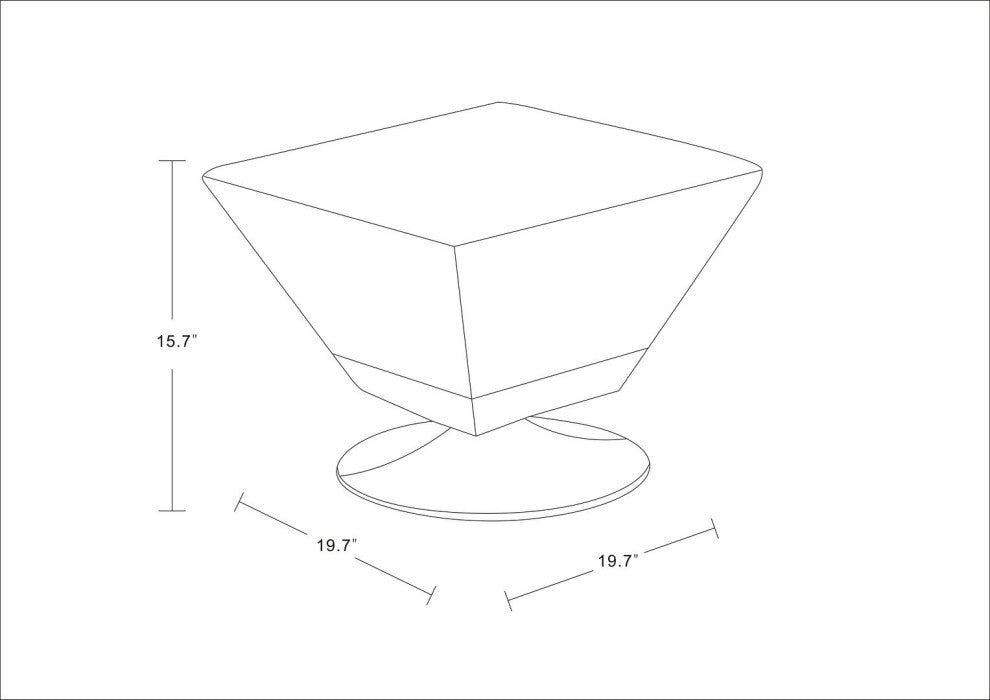 Manhattan Comfort 7-Piece Diamond Ottomans