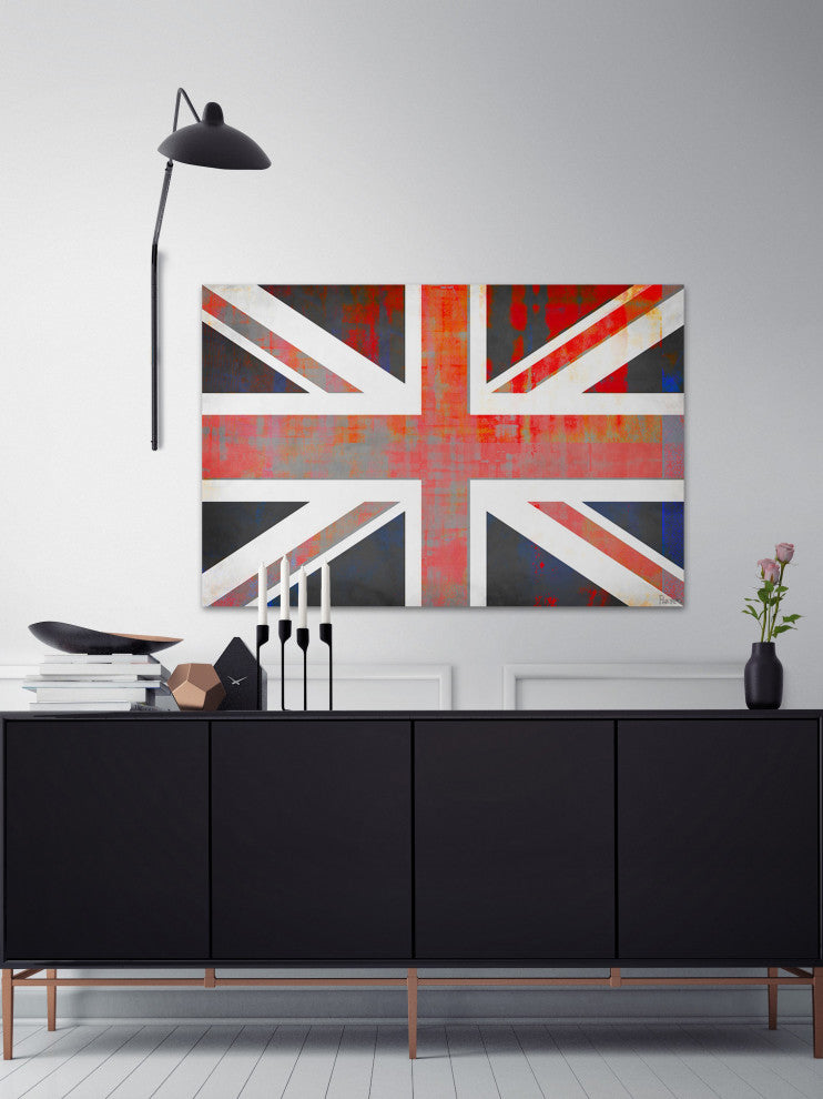 "Union Jack" Fine Art Canvas Print, 36"x24"