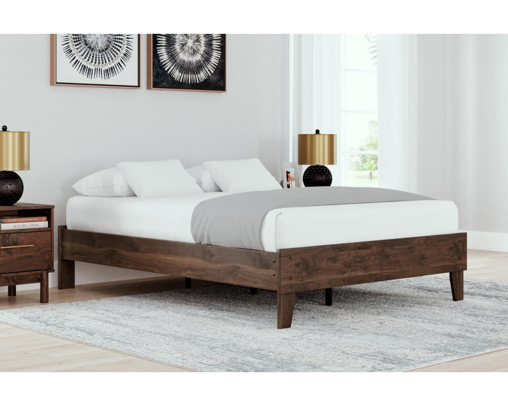 Calverson Mocha Full Platform Bed