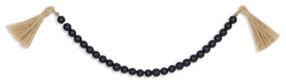 Akaida Dark Blue Wooden Bead Tassel Decor