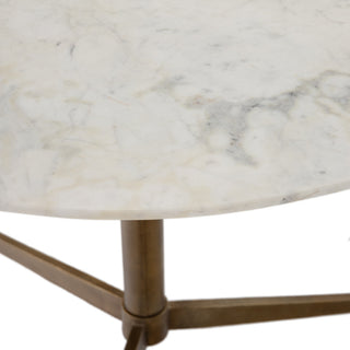 Helen Round Bistro Table-Polished White