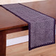 Zig Zag Table Runner, Black and White