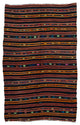 Rug N Carpet - Handmade Oriental 6' 4'' x 10' 7'' Vintage Goat Hair Kilim Rug