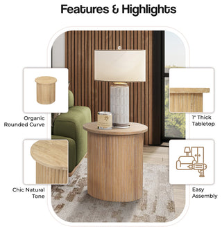 Aniston Coffee Table/ End Table, End Table