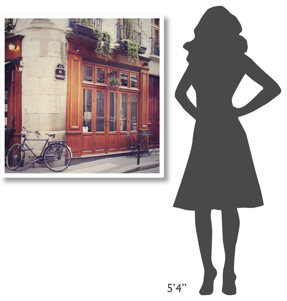 "Rue Chanoinesse" Digital Paper Print by Laura Marshall, 38"x38"