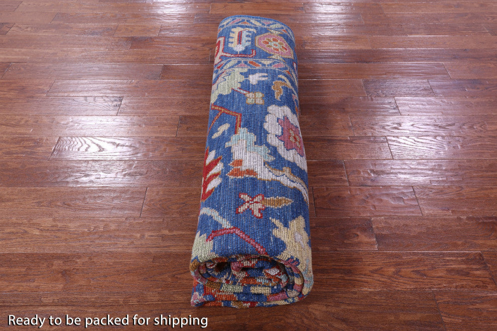 Handmade Turkish Oushak Wool Rug 8' 1" X 10' 0" - Q15846
