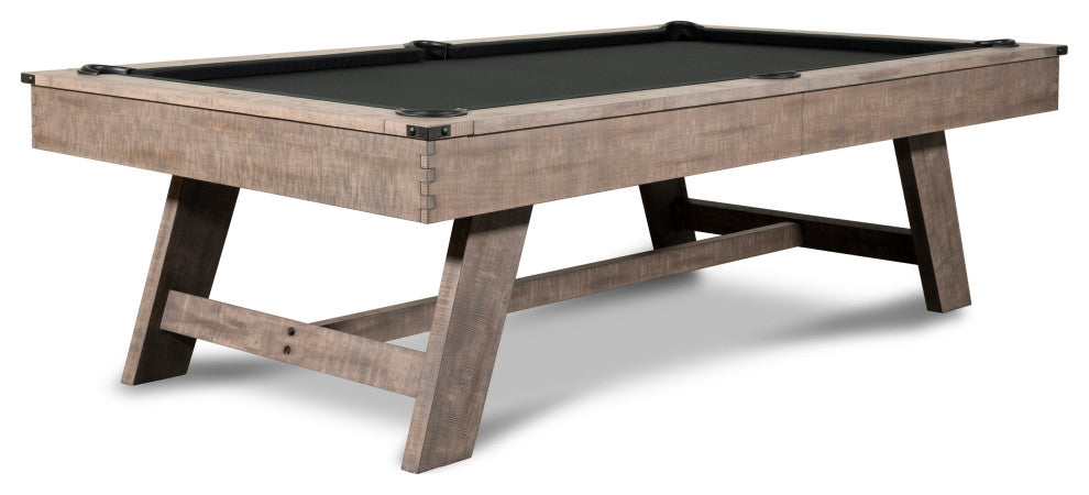 Hunter 8' Slate Pool Table Antique WithWood Legs