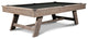 Hunter 8' Slate Pool Table Antique WithWood Legs