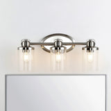 Safavieh Maci Wall Sconce Nickel/Clear