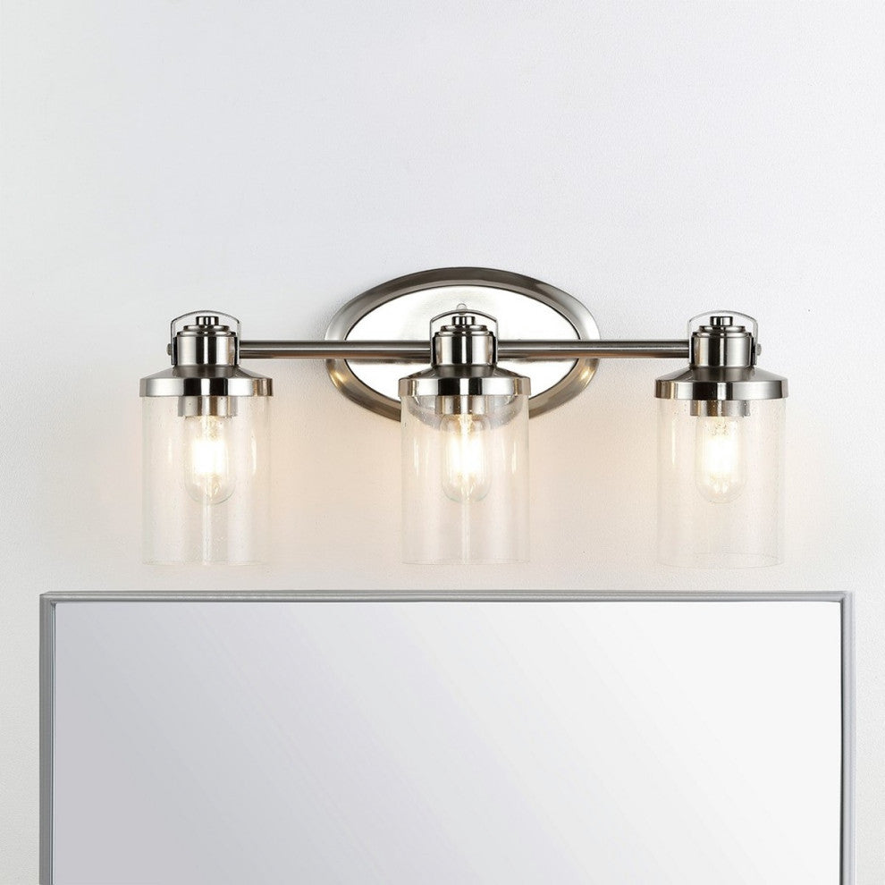 Safavieh Maci Wall Sconce Nickel/Clear