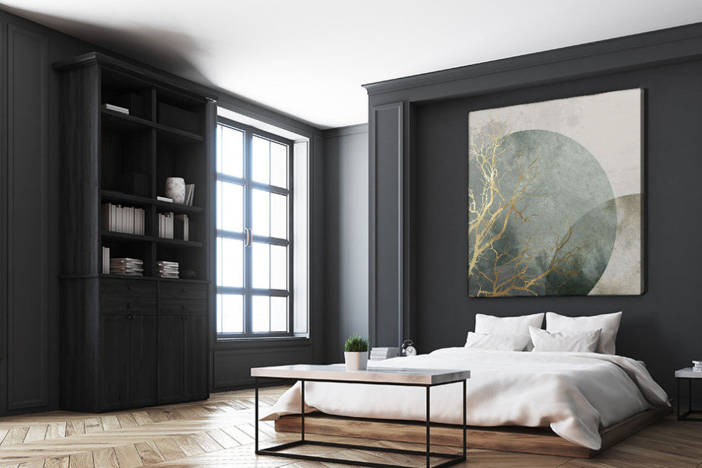 "Mid Night I" Fine Art Giant Canvas Print, 54"x54"