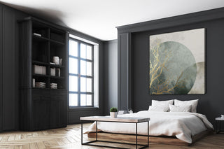 "Mid Night I" Fine Art Giant Canvas Print, 54"x54"