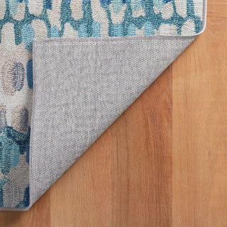 Dash & Albert Paint Chip Blue Machine Washable Rug, Blue, 3' x 5'