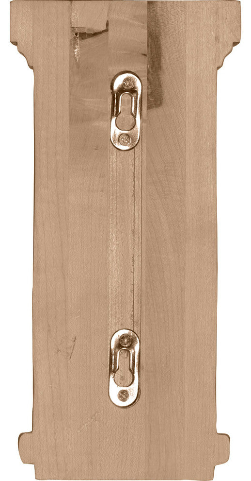 4 3/4"W x 5"D x 10"H Traditional Recessed Corbel, Cherry