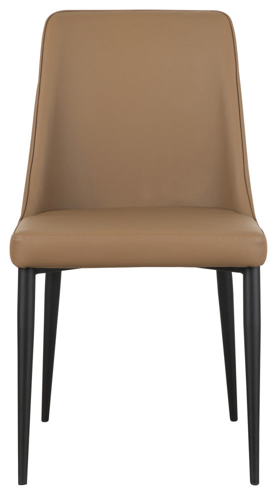 First of A Kind Lula Dining Chair Cool Tan Vegan Leather