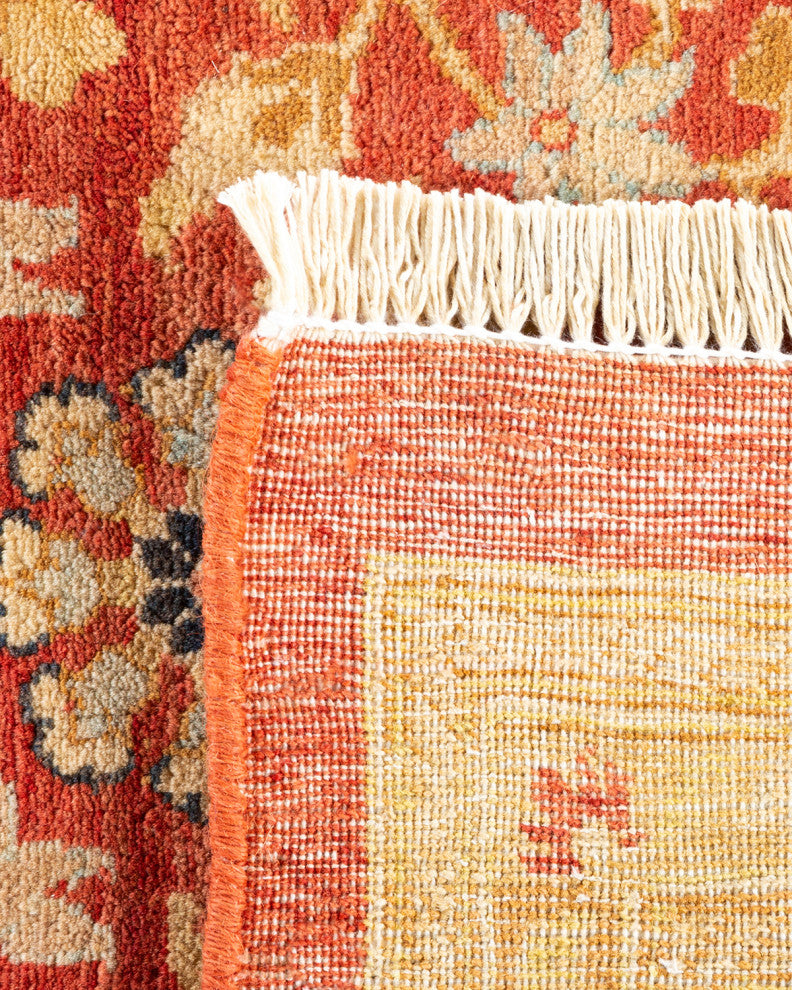 Mogul, One-of-a-Kind Hand-Knotted Area Rug Orange, 9' 2" x 12' 0"