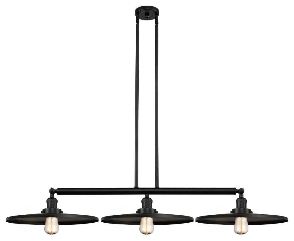 INNOVATIONS LIGHTING 213-BK-MFR-BK-16 Appalachian 3 Light inch Island Light