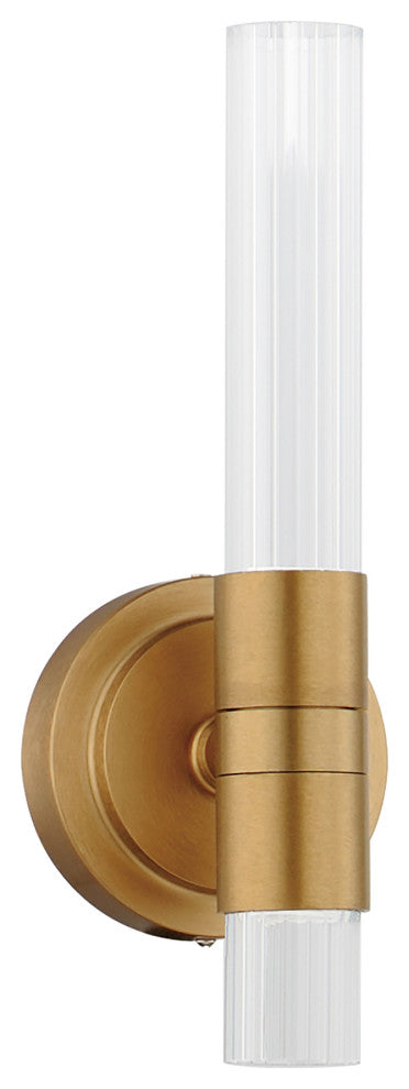 Maxim 16161CR Ovation 2 Light 13" Tall LED Bathroom Sconce - Gold