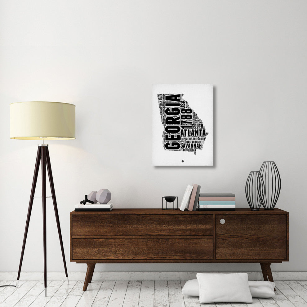 "Georgia Word Cloud 2" Fine Art Print