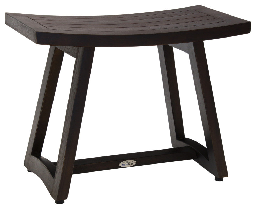 Patented 24" Asia Buru Mocha-Shield Teak Shower Bench