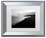 Philippe Sainte-Laudy 'On the Black Beach' Matted Framed Art