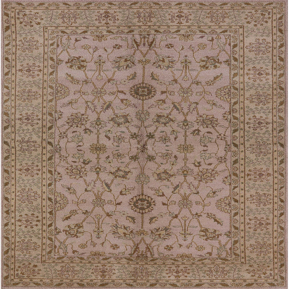 Ahgly Company Indoor Square Mid-Century Modern Area Rugs, 6' Square