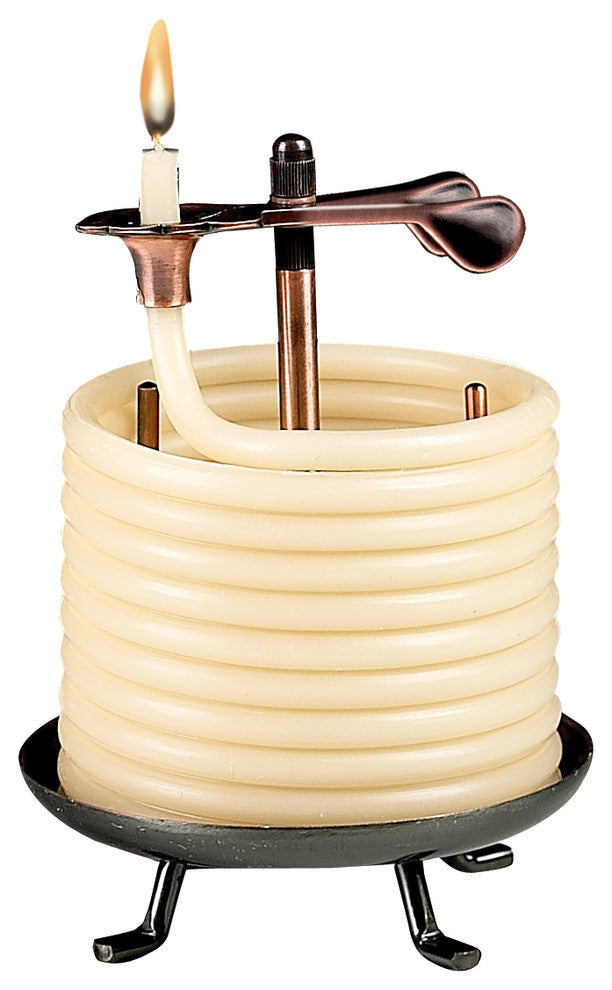 60 Hour Oval Beeswax Candle