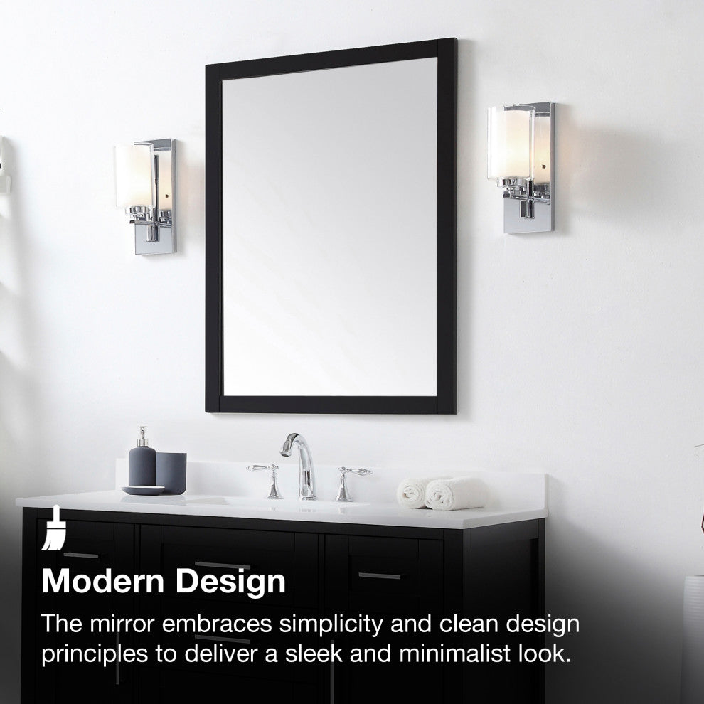 OVE Decors Tahoe 28"x36" Mirror, Espresso
