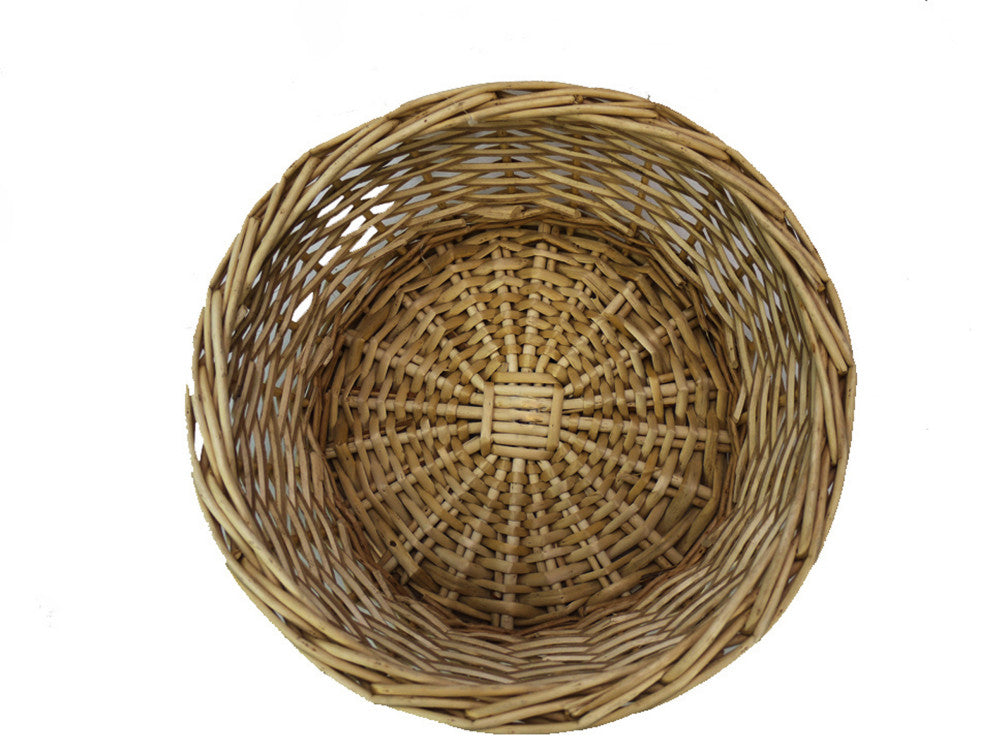 12" Natural Willow Round Tray