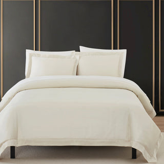 Lyocell Duvet Cover Set, Super King, Ivory, 3 Piece