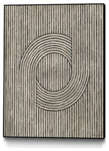 "Cedar Grooves III" Framed Canvas by Giant Art 18"x24"