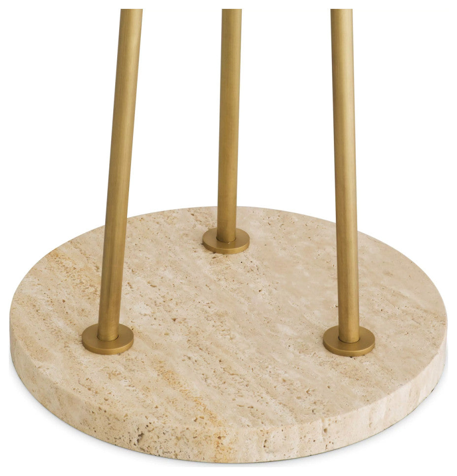 White Glass Floor Lamp | Eichholtz Collina