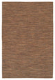India Contemporary Area Rug, Brown, 2'x3' Rectangle