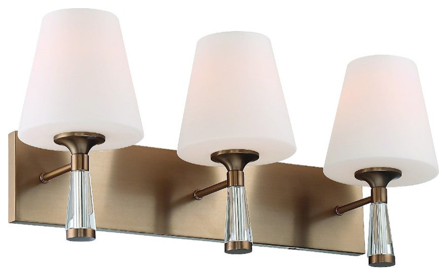 Crystorama Ramsey Three Light Bathroom Vanity RAM-A3403-VG
