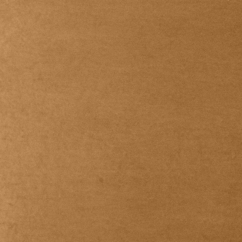 Tiara Velvet Oak Dining Chair, Cognac