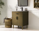 Home Living 24" Single Bathroom Vanity, Chestnut Brown