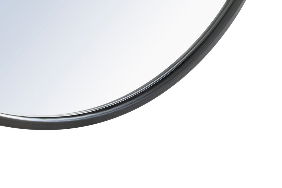 Contemporary Black Vanity Mirror