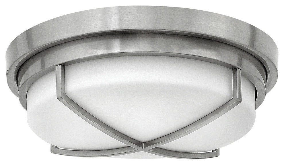 Hinkley Halsey Foyer Small Flush Mount, Brushed Nickel