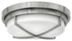 Hinkley Halsey Foyer Small Flush Mount, Brushed Nickel