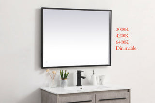 Modern Black Led Mirror