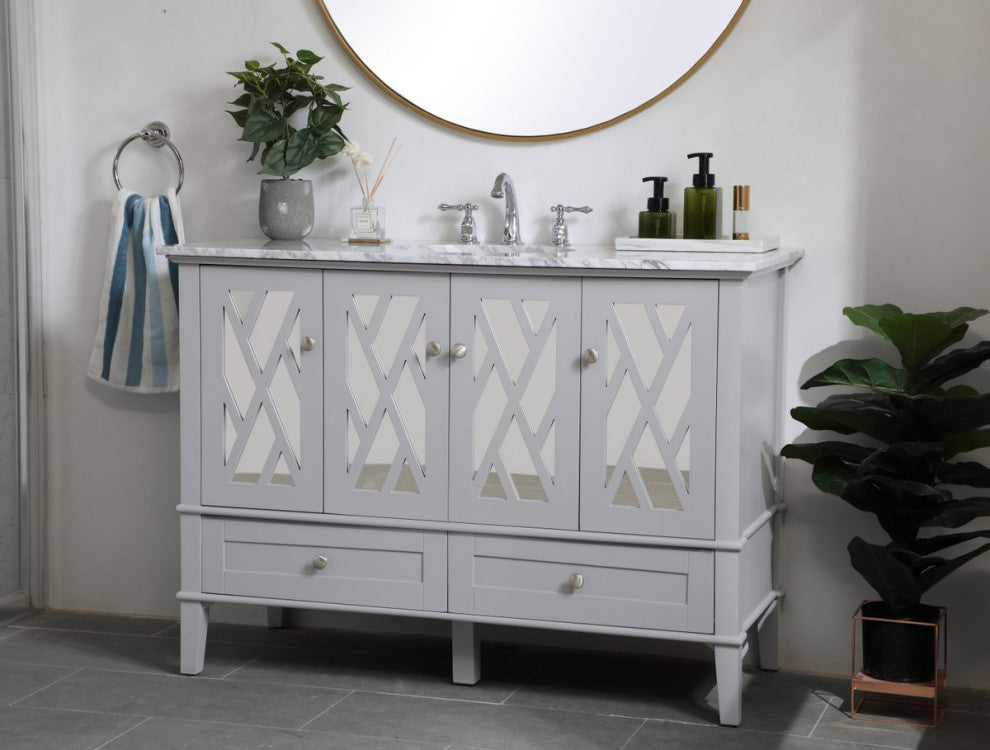 Elegant VF30248GR 48"Single Bathroom Vanity Set, Gray