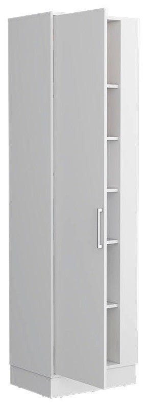 Alternate white-background full view from the side showing the cabinet profile.