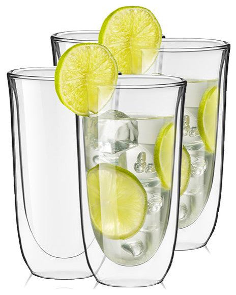 Spike Double Wall Insulated Glasses 13.5 oz, Set of 2