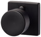Modern Series Bergen Square Privacy Knob, Flat Black