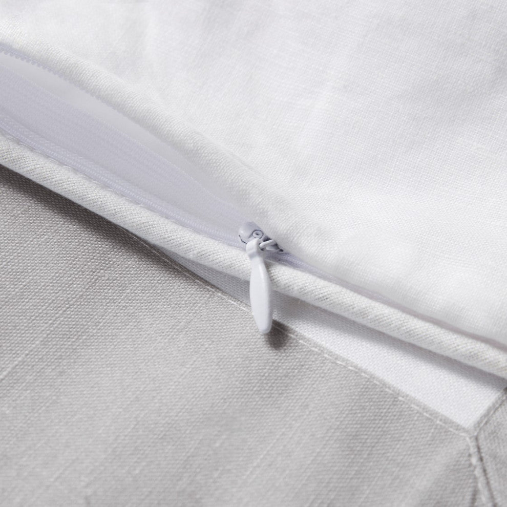Croscill Home Perla Modern Euro Sham 26x26, Gray