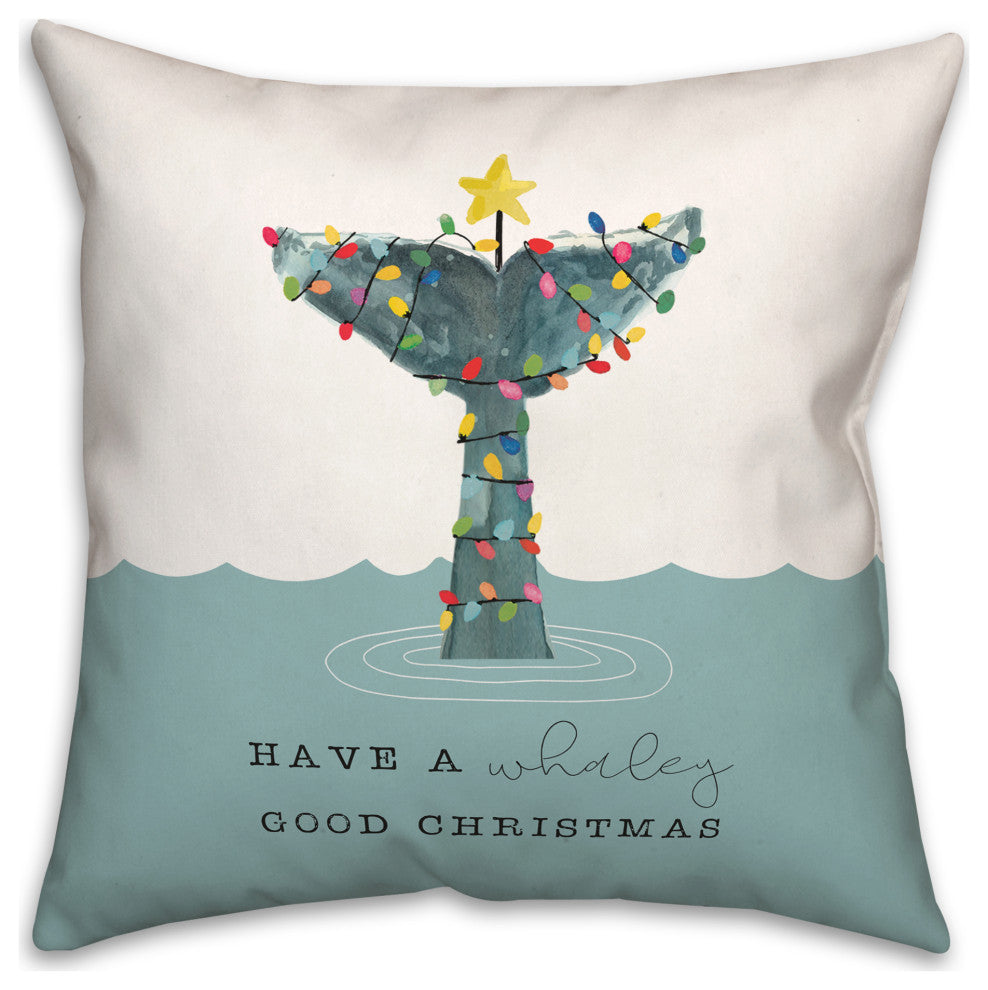 A Whaley Good Christmas 18x18 Spun Poly Pillow