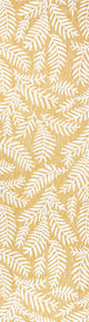 Nevis Palm Frond Indoor/Outdoor, Yellow/Cream, 2x10